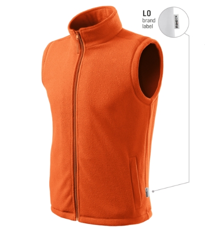 RIMECK® Polár mellény unisex narancssárga 11 (brand label) 3XL