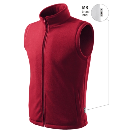 RIMECK® Polár mellény unisex marlboro piros 23 (brand label) 2XL