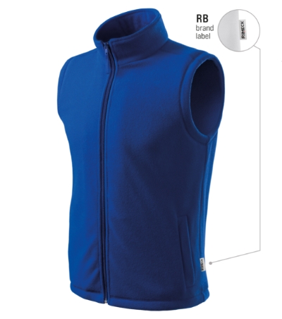 RIMECK® Polár mellény unisex királykék (brand label) 4XL