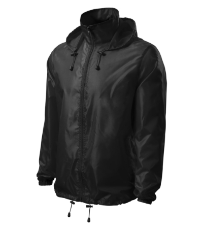 MALFINI® Széldzseki unisex fekete XL