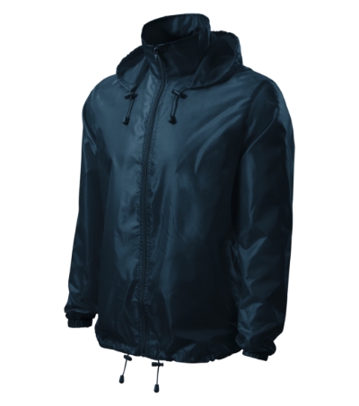 MALFINI® Széldzseki unisex tengerészkék XL