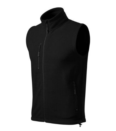 MALFINI® Polár mellény unisex fekete 3XL
