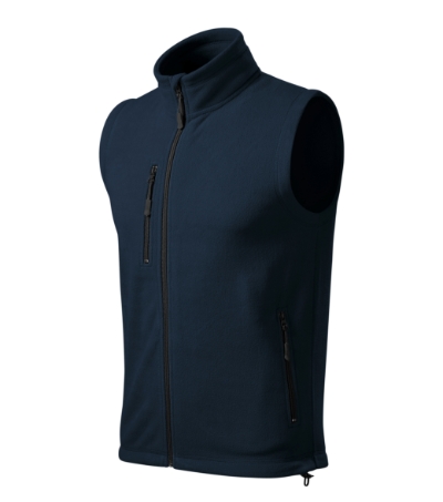 MALFINI® Polár mellény unisex tengerészkék XL