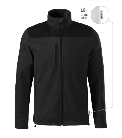 RIMECK® Polár unisex fekete 01 (brand label) S