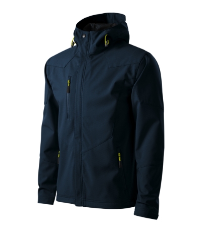 MALFINI® Softshell kabát férfi tengerészkék 2XL