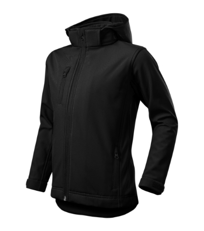 MALFINI® Softshell kabát gyerek fekete 134 cm/8 éves