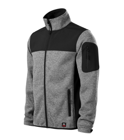 RIMECK® Softshell kabát férfi knit light gray XL