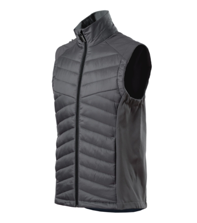 MALFINI Premium® Hibrid mellény férfi light anthracite S