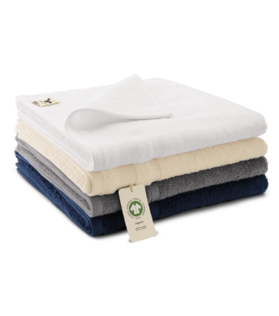 MALFINI® Fürdőlepedő unisex tengerészkék 70 x 140 cm