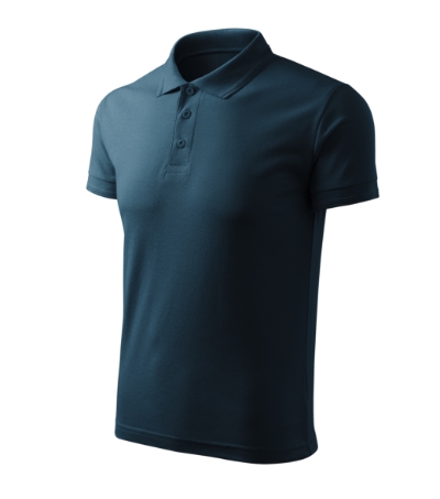 MALFINI® Galléros póló férfi tengerészkék 3XL