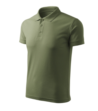 MALFINI® Galléros póló férfi khaki S