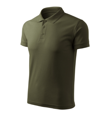 MALFINI® Galléros póló férfi military XL