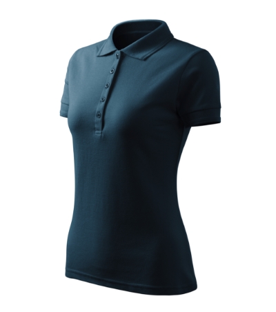MALFINI® Galléros póló női tengerészkék 2XL