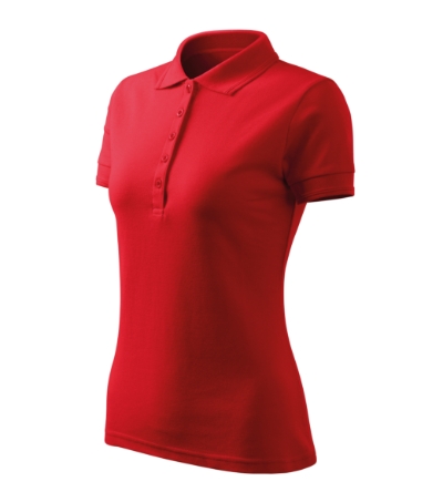 MALFINI® Galléros póló női piros 2XL
