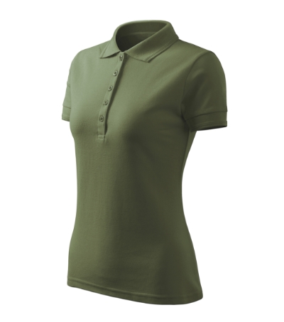 MALFINI® Galléros póló női khaki L