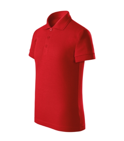 MALFINI® Galléros póló gyerek piros 110 cm/4 éves