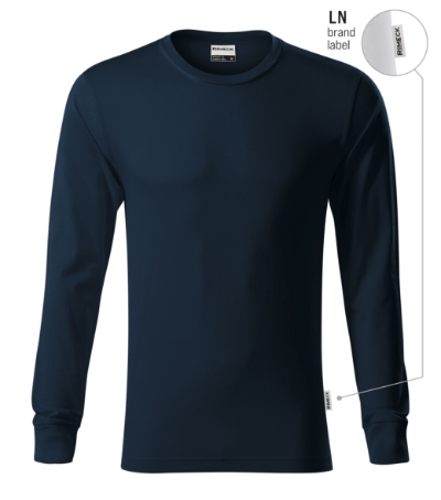 RIMECK® Póló unisex tengerészkék 02 (brand label) S