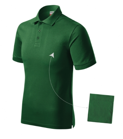 RIMECK® Galléros póló férfi üvegzöld 4XL