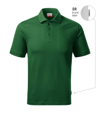 RIMECK® Galléros póló férfi üvegzöld 06 (brand label) 2XL