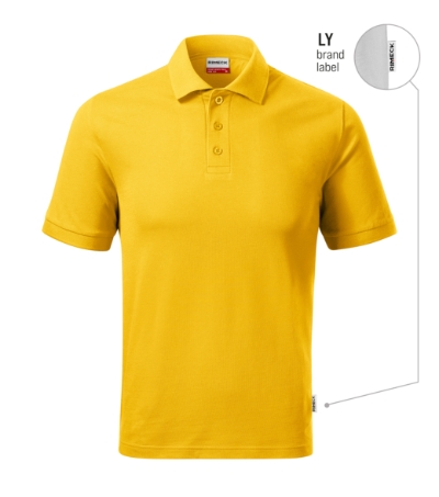 RIMECK® Galléros póló férfi sárga 04 (brand label) 3XL