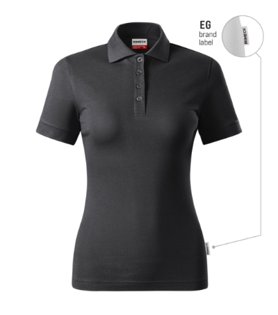 RIMECK® Galléros póló női ébenszürke 94 (brand label) S