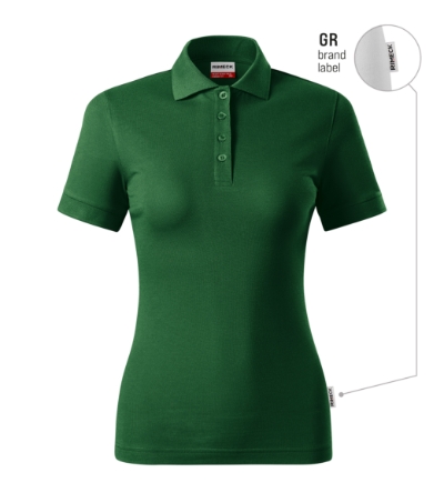 RIMECK® Galléros póló női üvegzöld 06 (brand label) XS