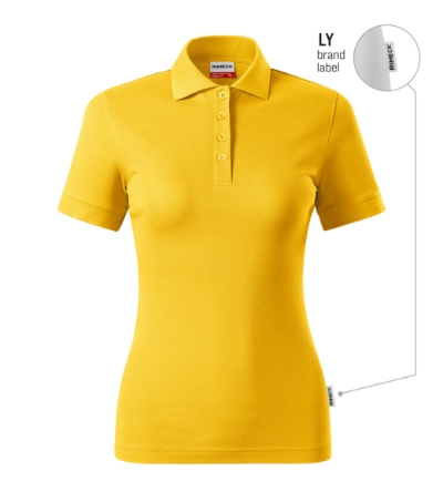 RIMECK® Galléros póló női sárga 04 (brand label) 3XL