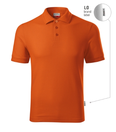 RIMECK® Galléros póló férfi narancssárga 11 (brand label) S
