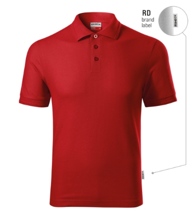 RIMECK® Galléros póló férfi piros 07 (brand label) S