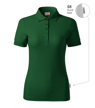 RIMECK® Galléros póló női üvegzöld 06 (brand label) M