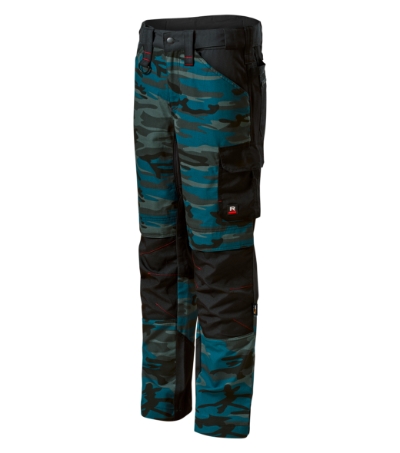 RIMECK® Munkanadrág férfi camouflage petrol 48